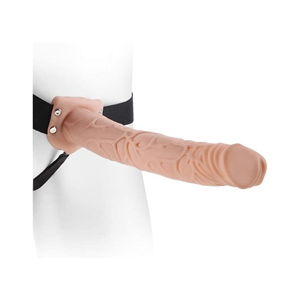 Fetish Fantasy 10 inches Hollow Strap On Beige