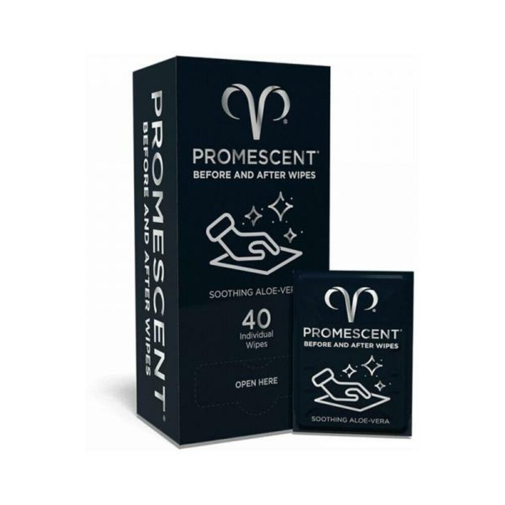 Promescent Before & After Individual Wipes 40-pack