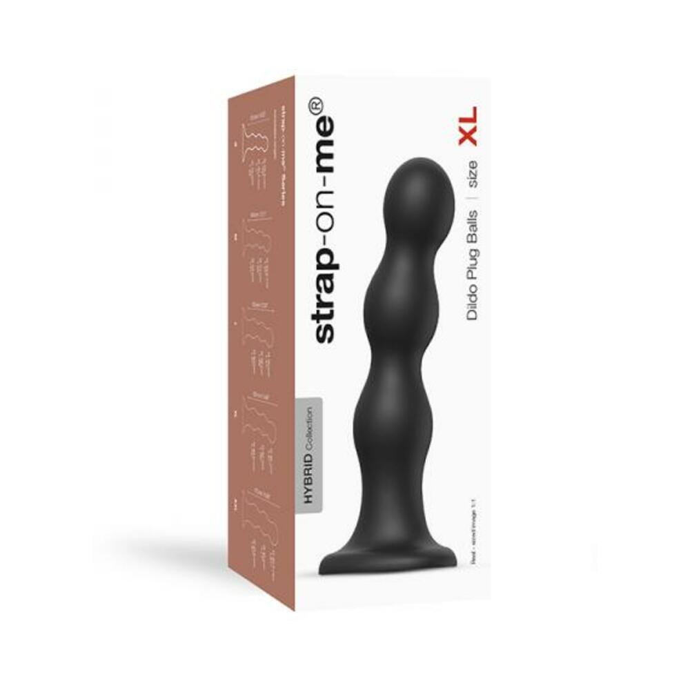 Strap-on-me Dildo Plug Balls Xl Black