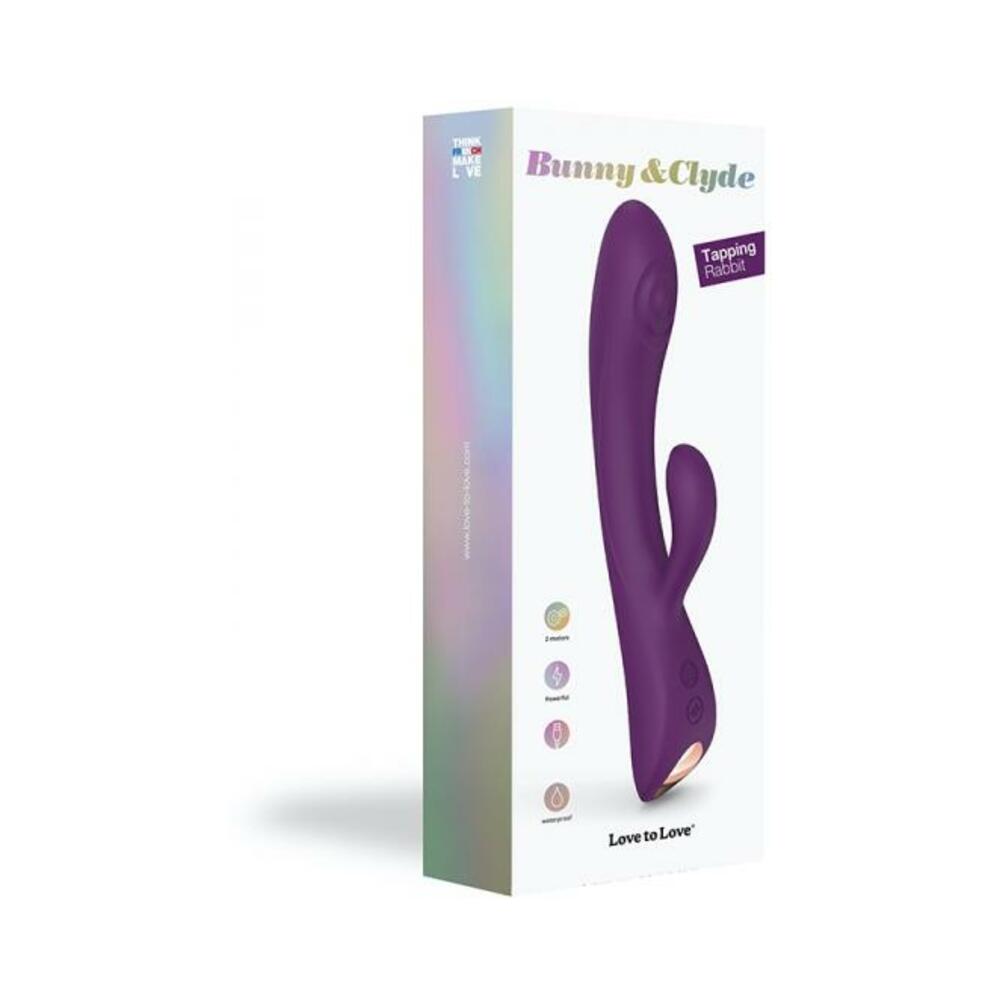 Bunny & Clyde Dual Stimulator Purple Rain