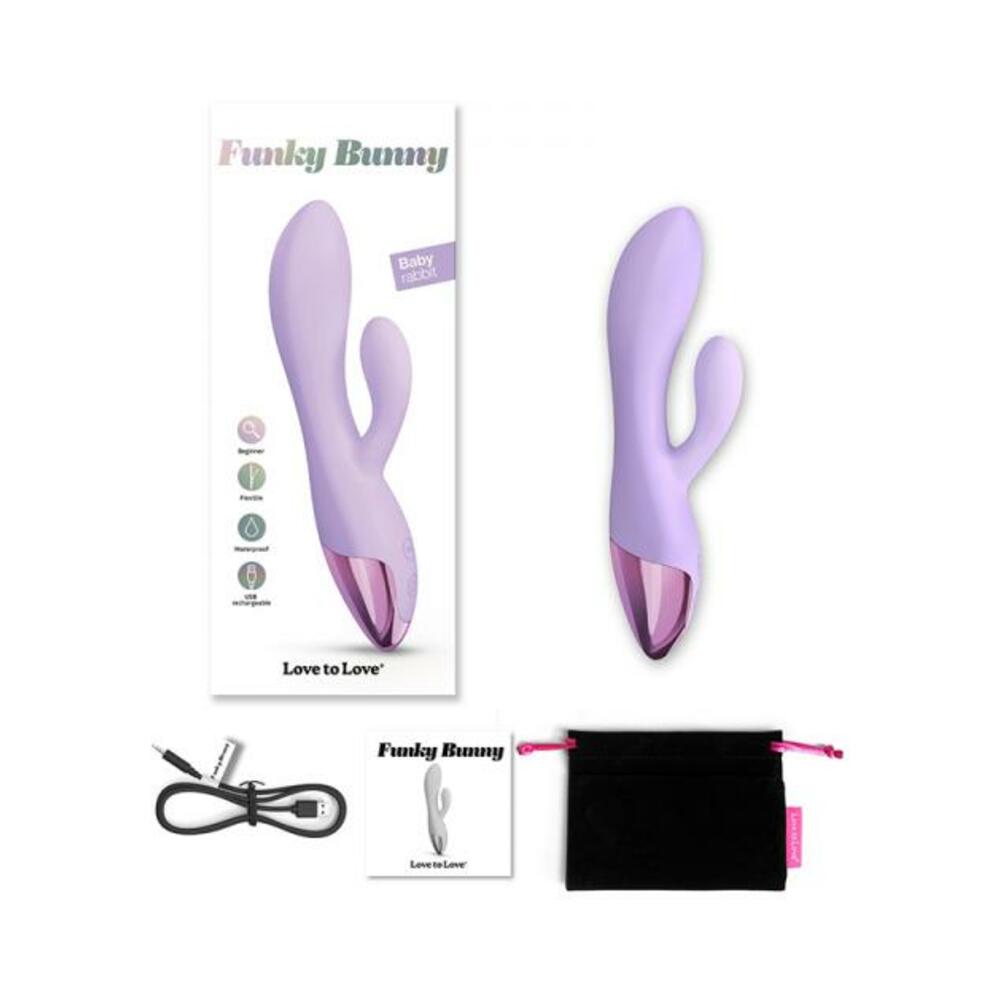 Love To Love Funky Bunny Baby Rabbit Vibrator Viva Mauve