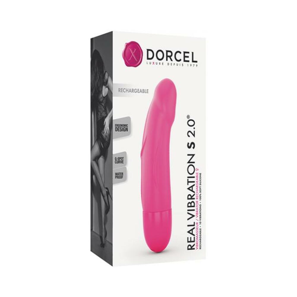 Dorcel Real Vibrator S 6" Rechargeable Vibrator - Pink