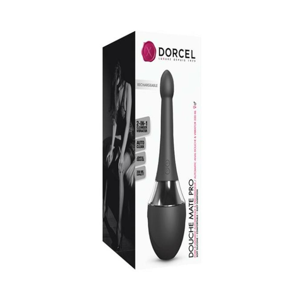 Dorcel Vibrating Douche Mate Pro - Black/silver