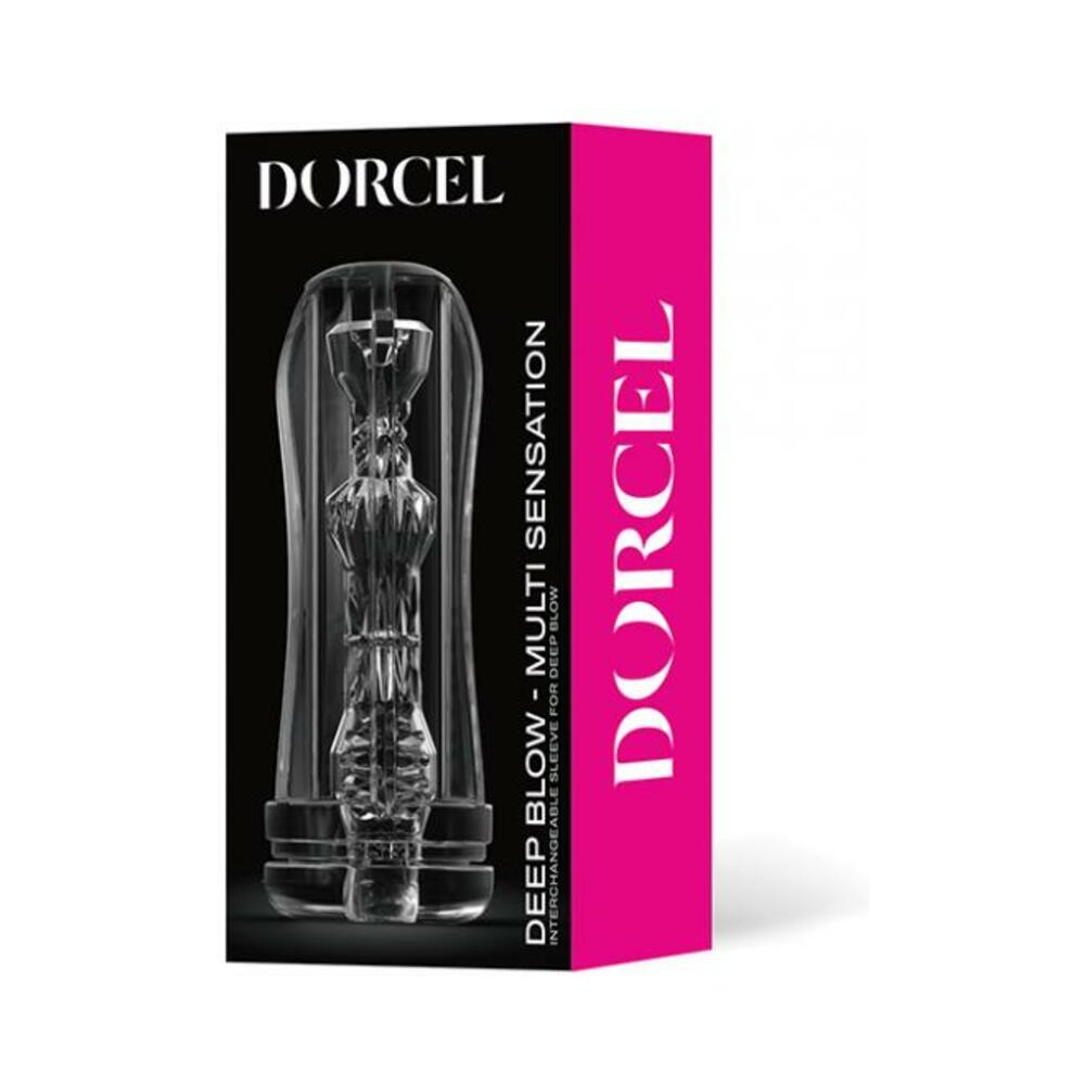 Dorcel Deep Blow Multi Sensation Sleeve - Clear