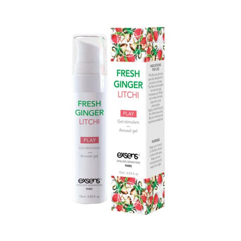 Exsens Arousal Gel Fresh Ginger Lychee 0.5 Oz.