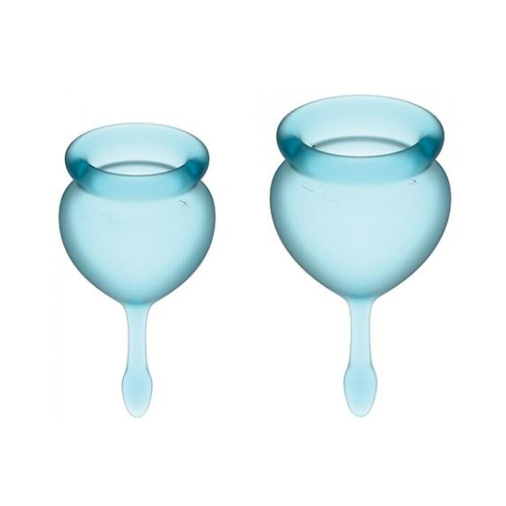 Satisfyer Feel Good Menstrual Cup - Light Blue