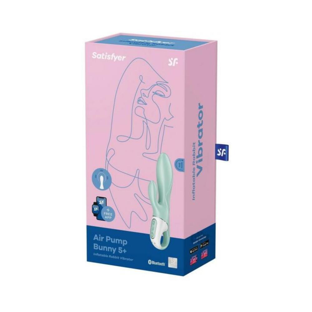 Satisfyer Air Pump Bunny 5+ Aqua