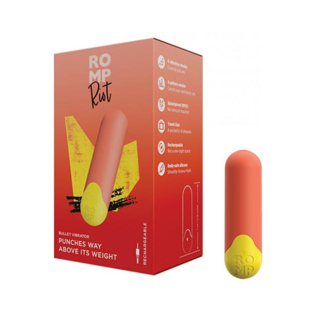 Romp Riot Bullet Vibrator - Orange