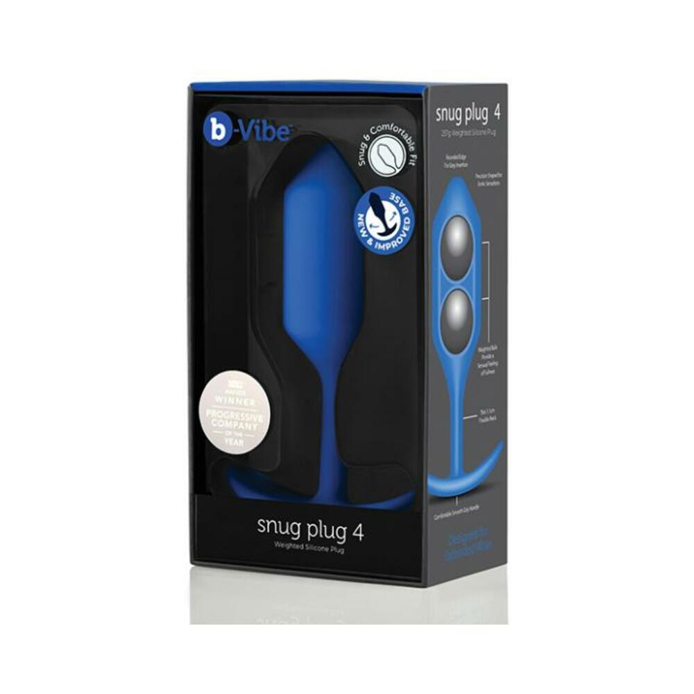 B Vibe Snug Plug 4 Navy (net)