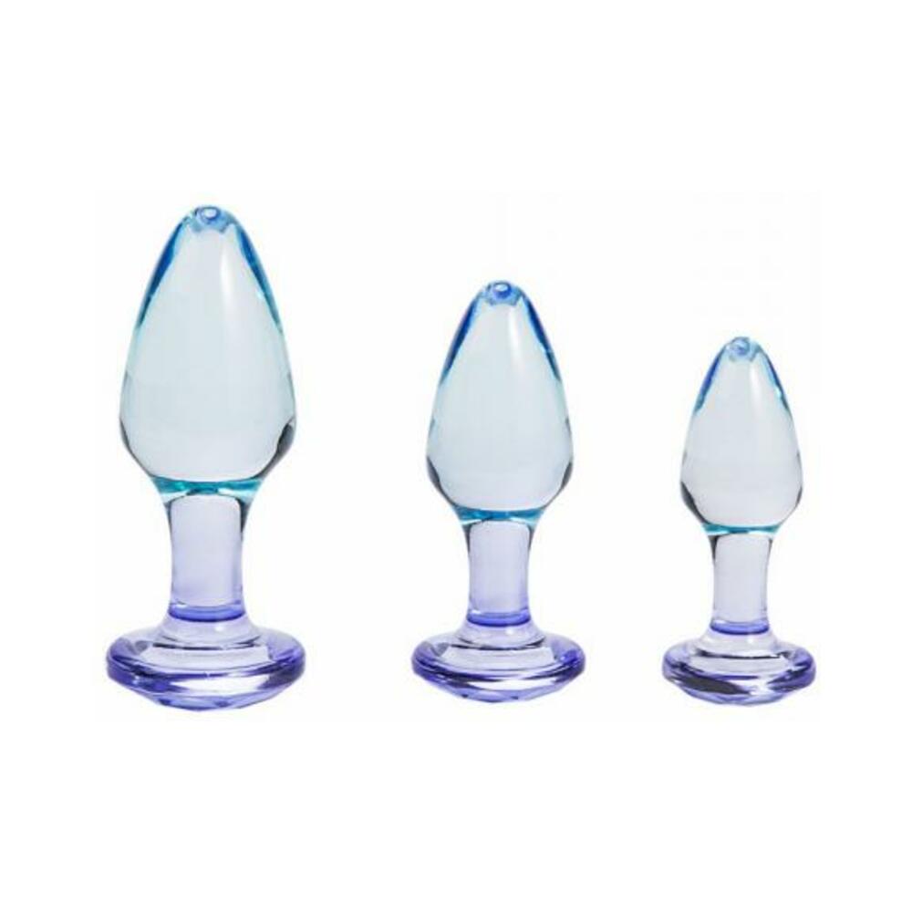 Butties 3pc Acrylic Anal Plug Set