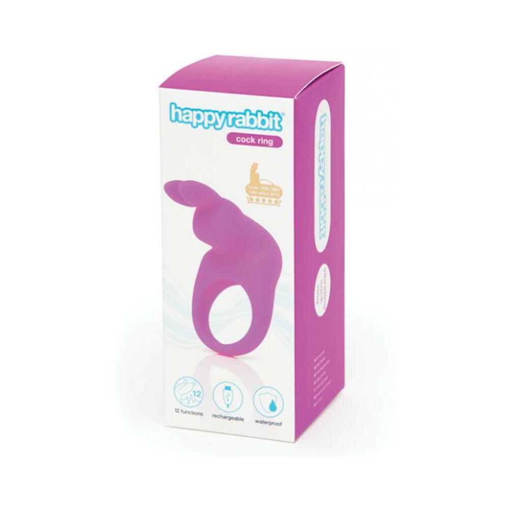 Happy Rabbit Rechargeable Cock Ring Purple