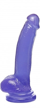 Basix Rubber Works 9 Inches Suction Cup Dong Purple