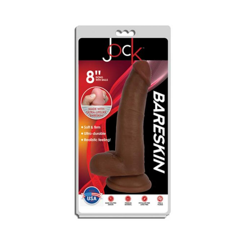 Jock Bareskin Dong W/balls 8 Caramel