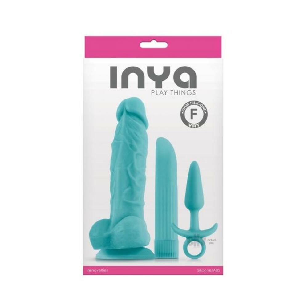 Inya Playthings 3-piece Set Teal