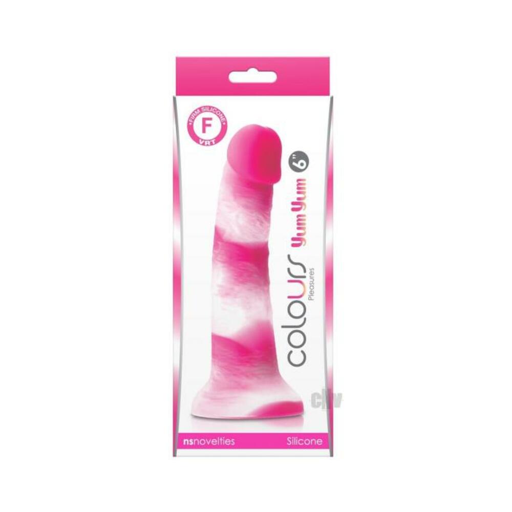 Colours Pleasures Yum Yum 6" Dildo - Pink