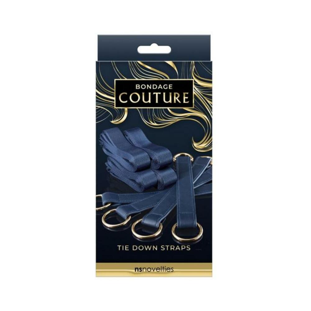 Bondage Couture Tie Down Straps - Blue