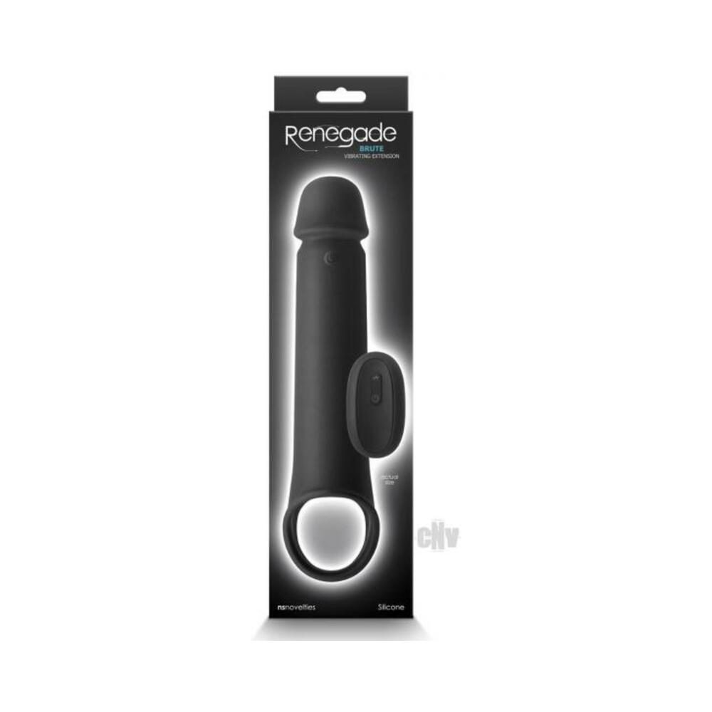 Renegade Brute Vibrating Penis Extension Black