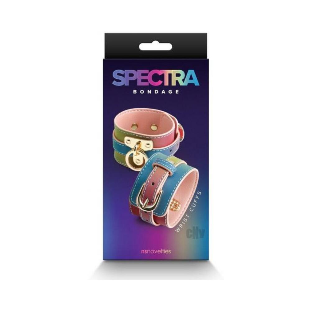 Spectra Bondage Wrist Cuff Rainbow