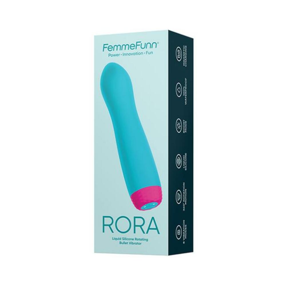 Femme Funn Rora Rotating Bullet - Turquoise