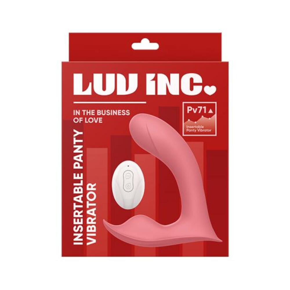 Luv Inc Pv71 Insertable Panty Vibrator Taupe