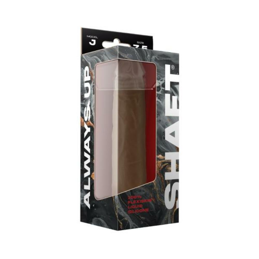 Shaft Model J Liquid Silicone Dong 7.5 In. Oak