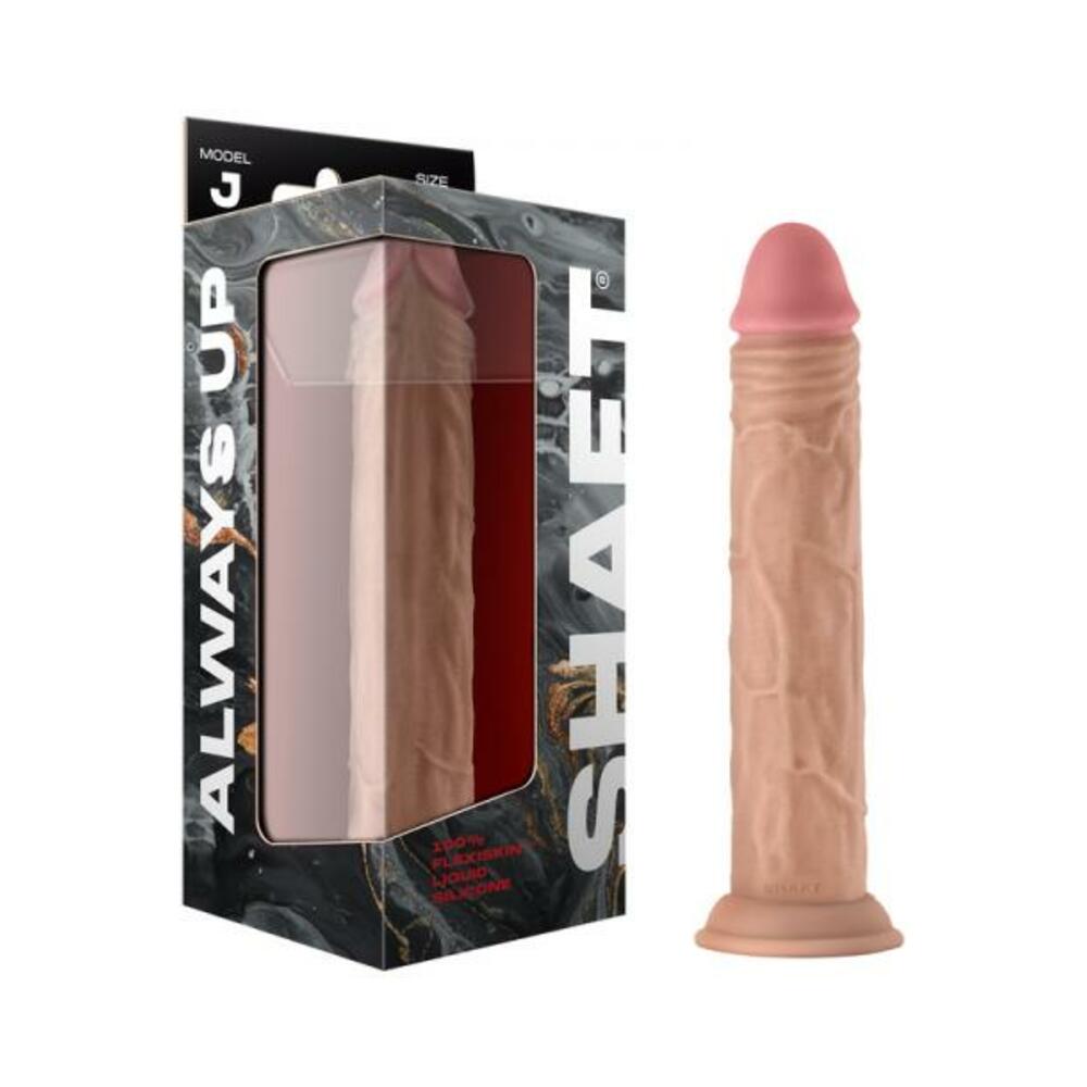 Shaft Model J Liquid Silicone 9.5 In. Dildo Pine