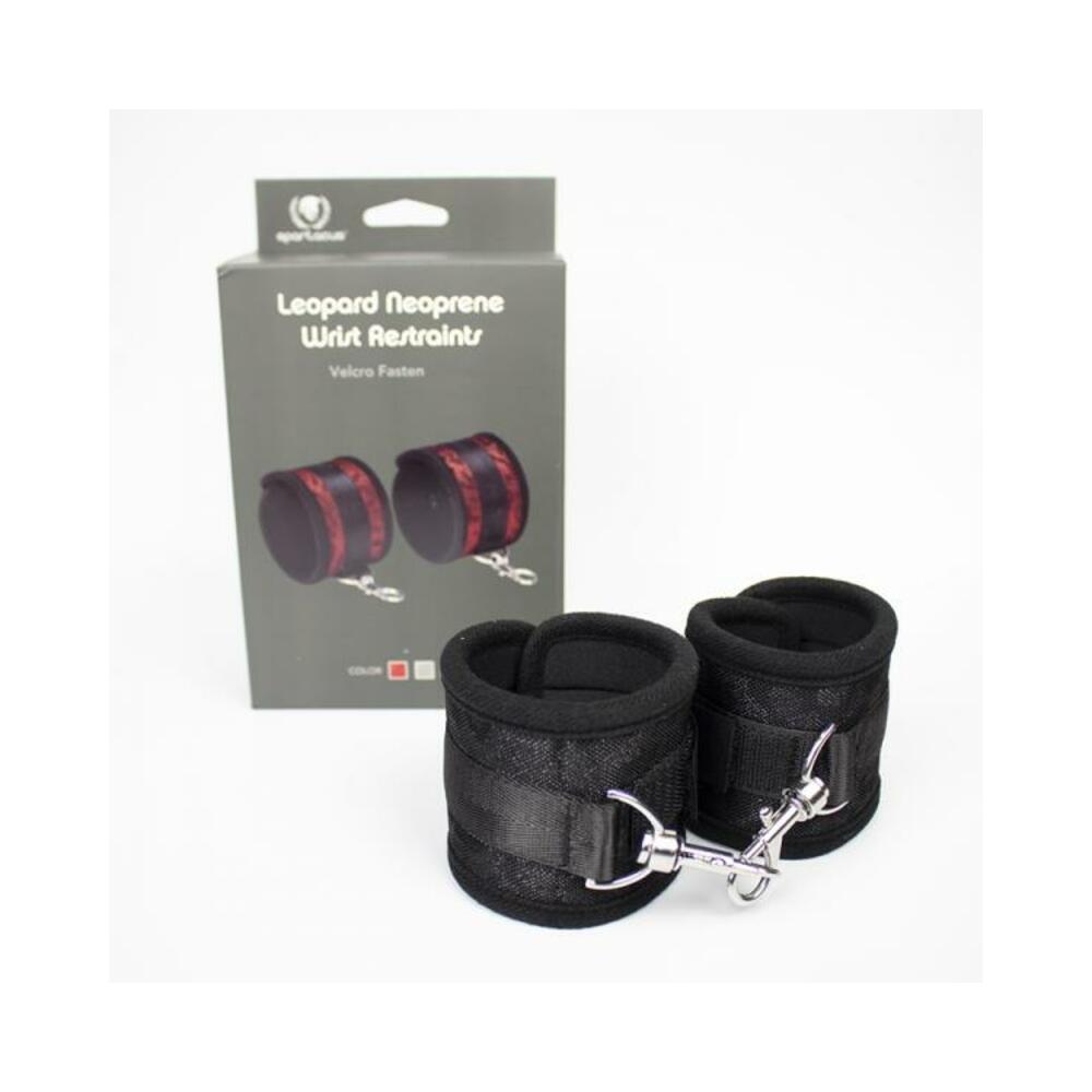 Spartacus Wrist Restraints Neoprene Black