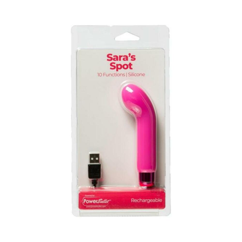 Sara's Spot Rechargeable Bullet With Removable G-spot Sleeve Pink