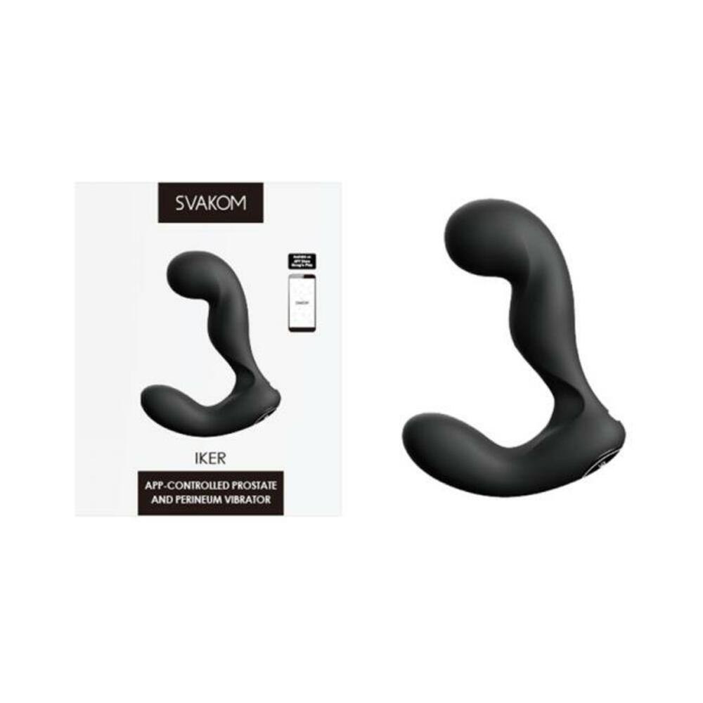 Iker App-controled Prostate & Perineum Vibrator Black