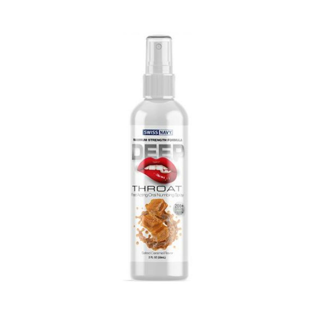 Swiss Navy Deep Throat Spray Salted Caramel 2oz