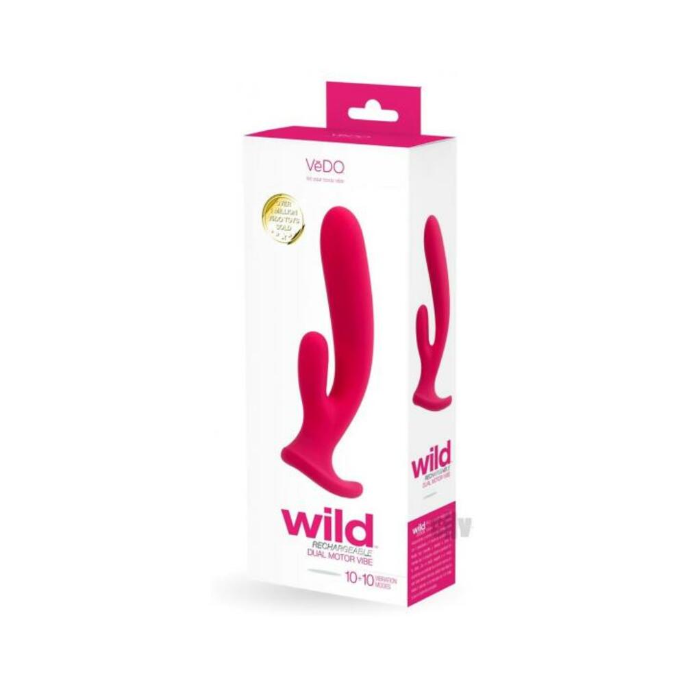 Vedo Wild Rechargeable Dual Vibe Pink