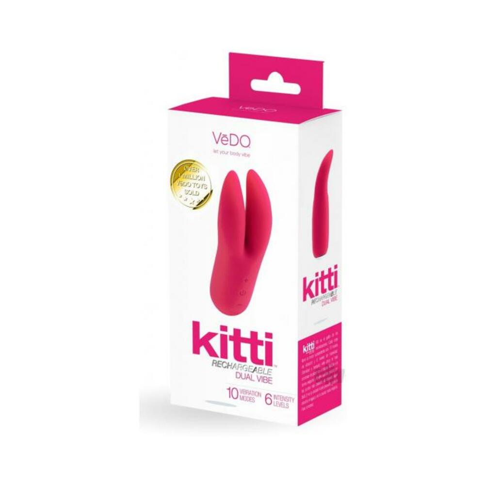 Vedo Kitti Rechargeable Dual Vibe Foxy Pink