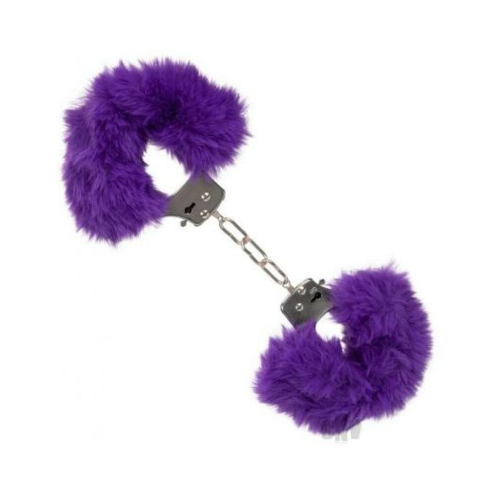 Ultra Fluffy Furry Cuffs Purple