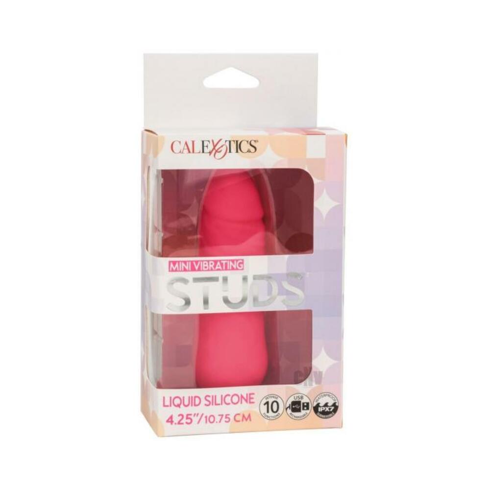 Silicone Studs Mini Vibrating Studs - Pink