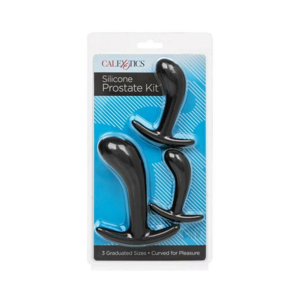 Silicone Anal Training Prostate Kit - Black