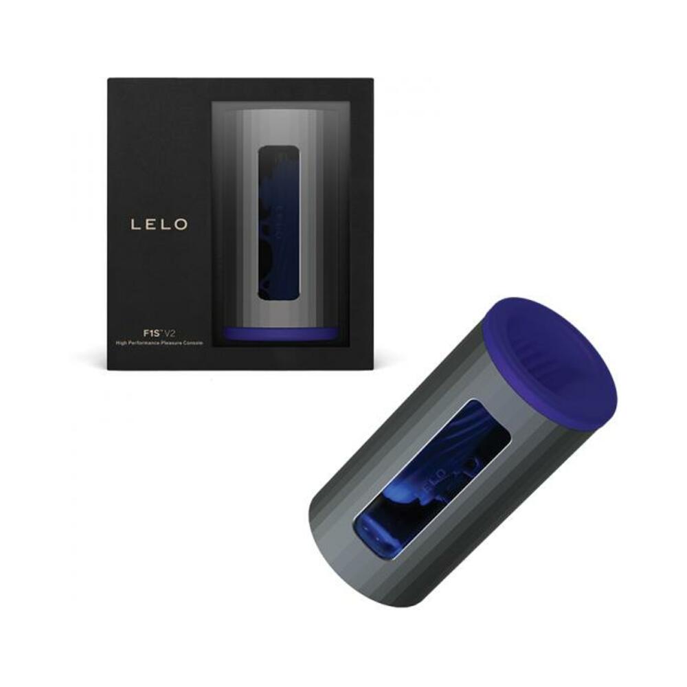 Lelo F1s V2 Masturbator Gunmetal/midnight Blue