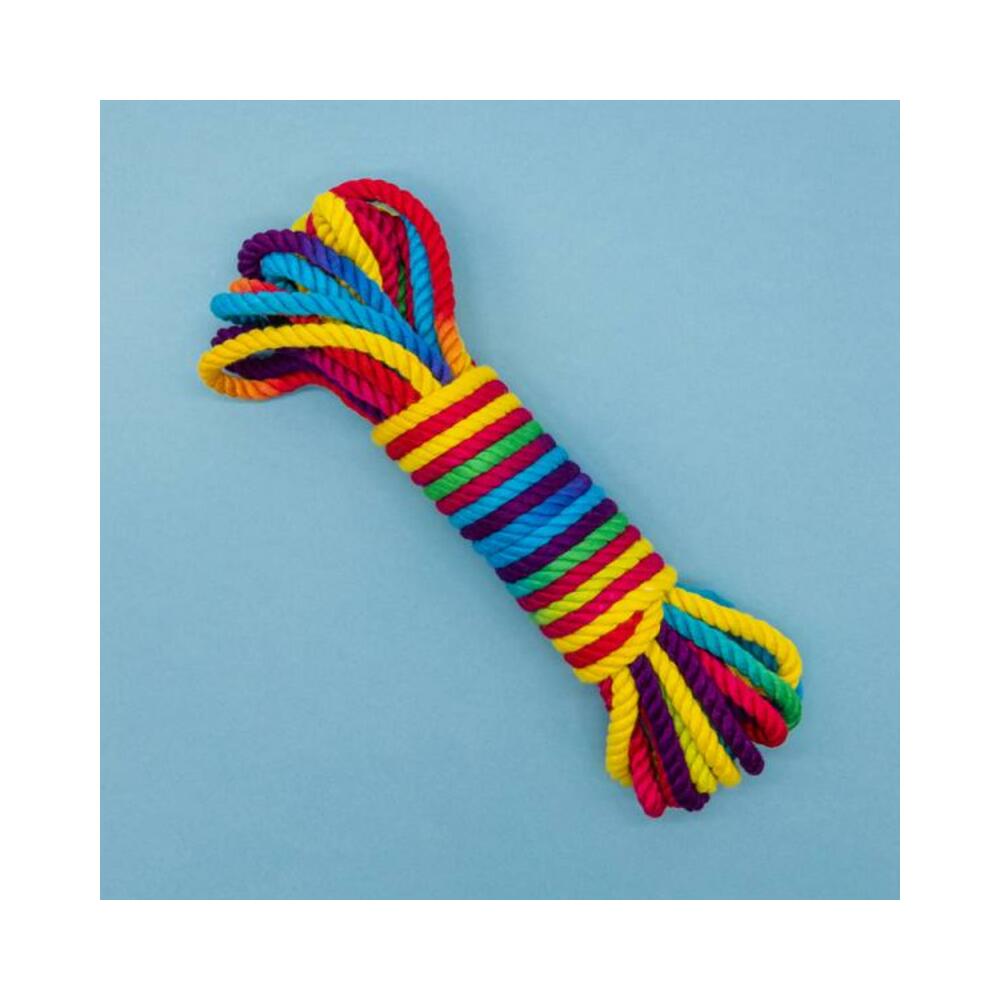 Emojibator Funfetti Rainbow Bondage Rope 26.25 Ft.