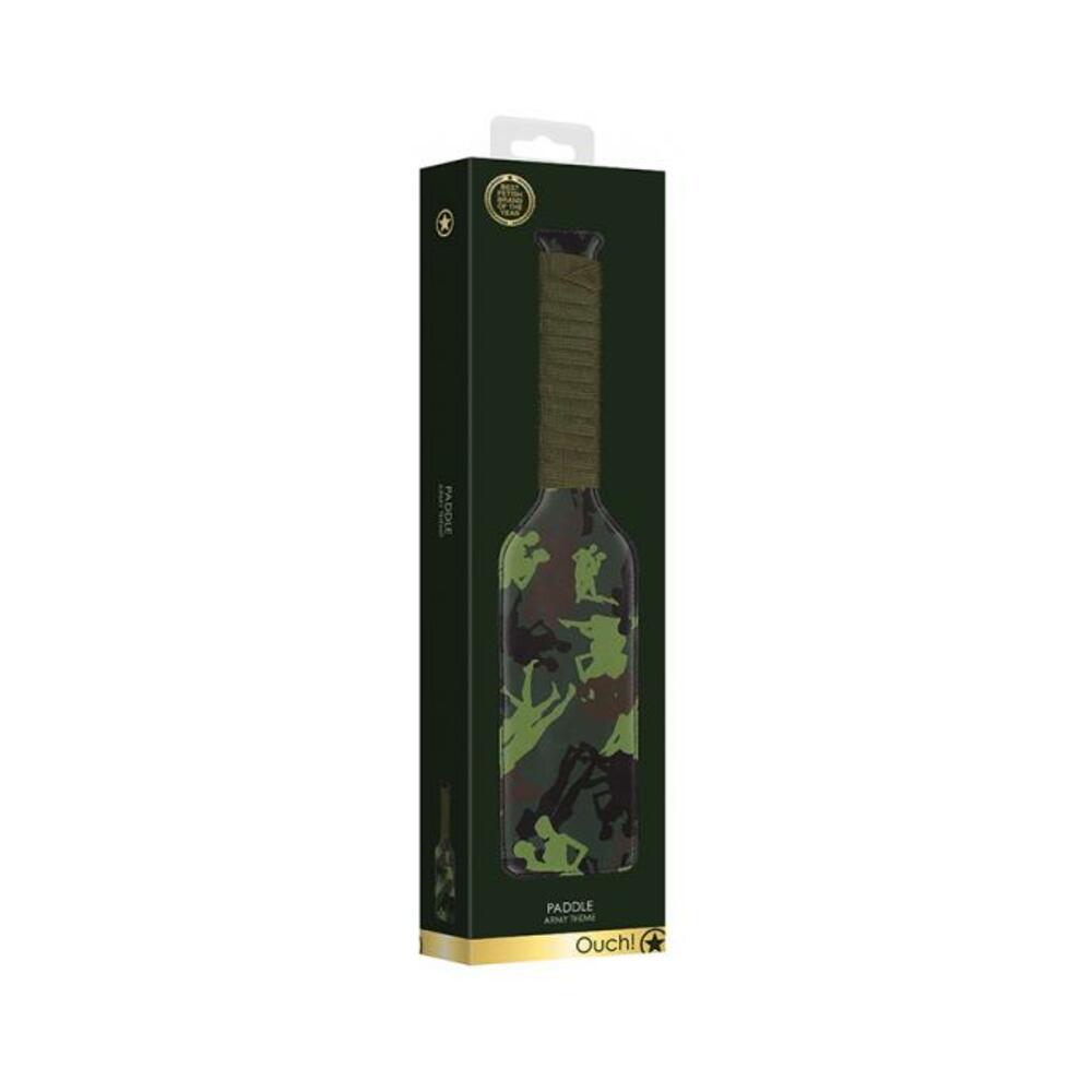 Ouch Paddle - Army Theme - Green