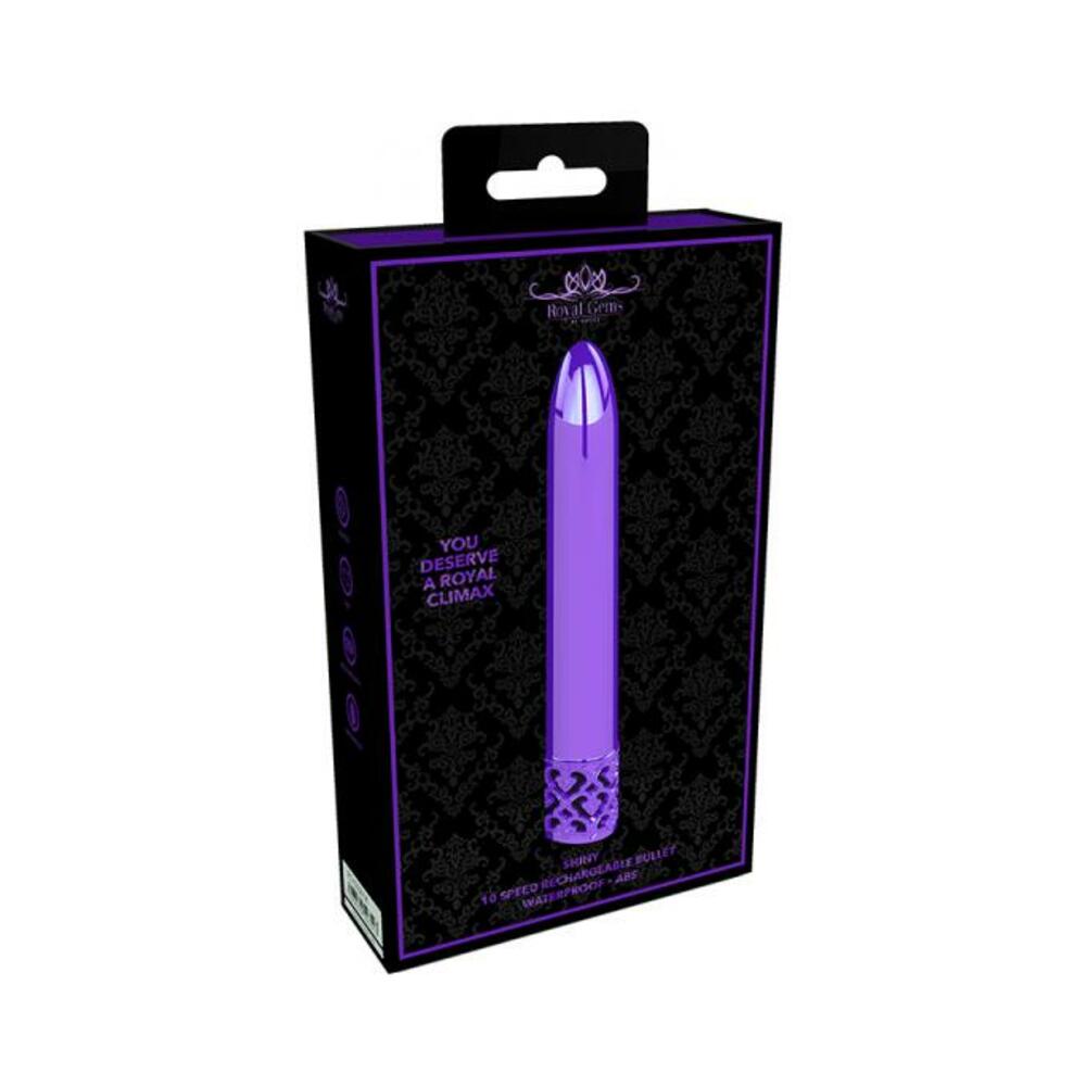 Royal Gems - Shiny - Abs Rechargeable Bullet - Purple