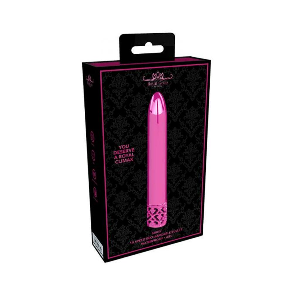 Royal Gems - Shiny - Abs Rechargeable Bullet - Pink