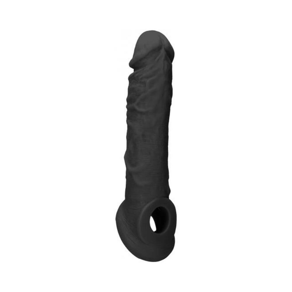 Realrock Skin 8 In. Penis Extender Sling Black