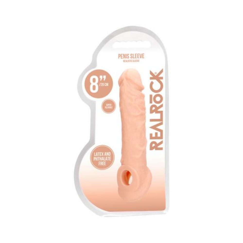 Realrock Skin 8 In. Penis Extender Sling Beige