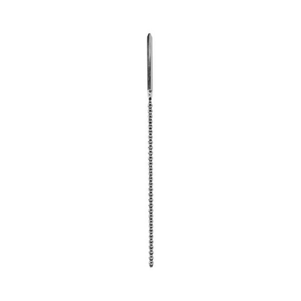 Ouch! Urethral Sounding - Metal Dilator - Beaded - 6 Mm