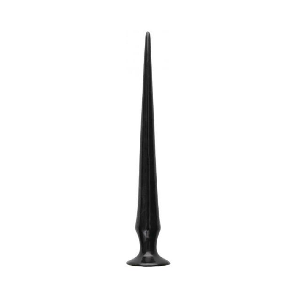 Ouch! Ass Spike Dildo 19.5 In. Black