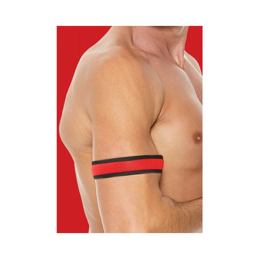 Ouch Neoprene Armbands Red