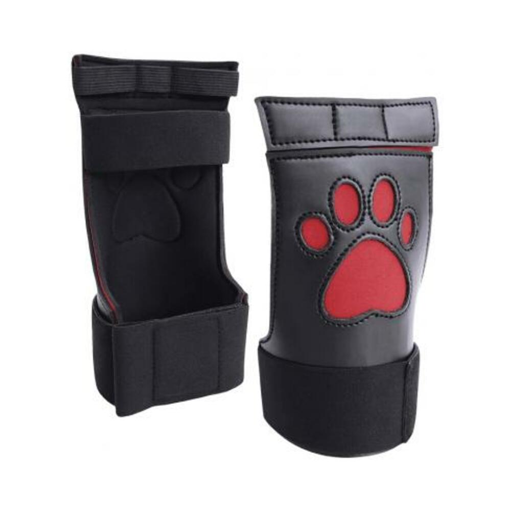 Ouch Neoprene Puppy Paw Gloves Red