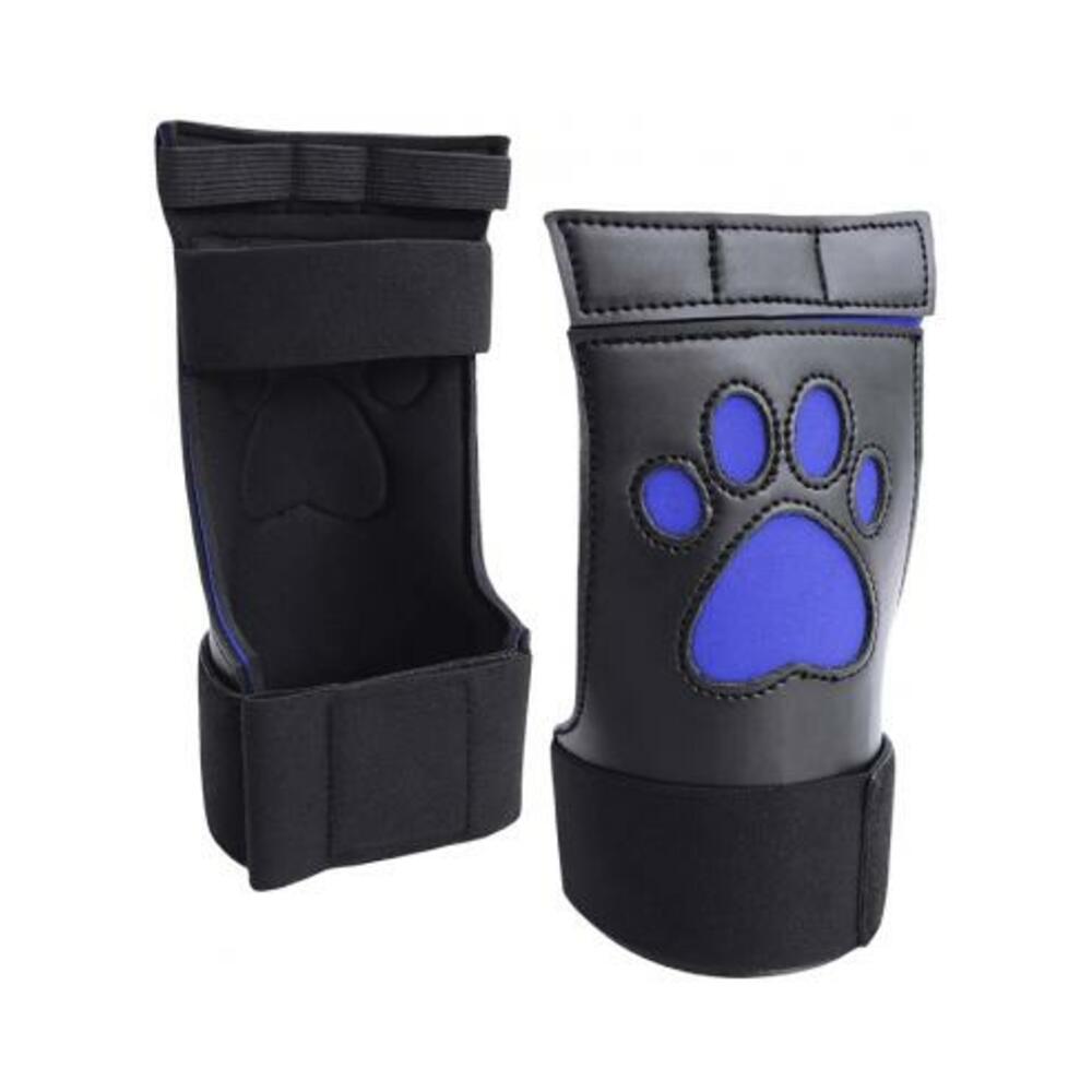 Ouch Neoprene Puppy Paw Gloves Blue