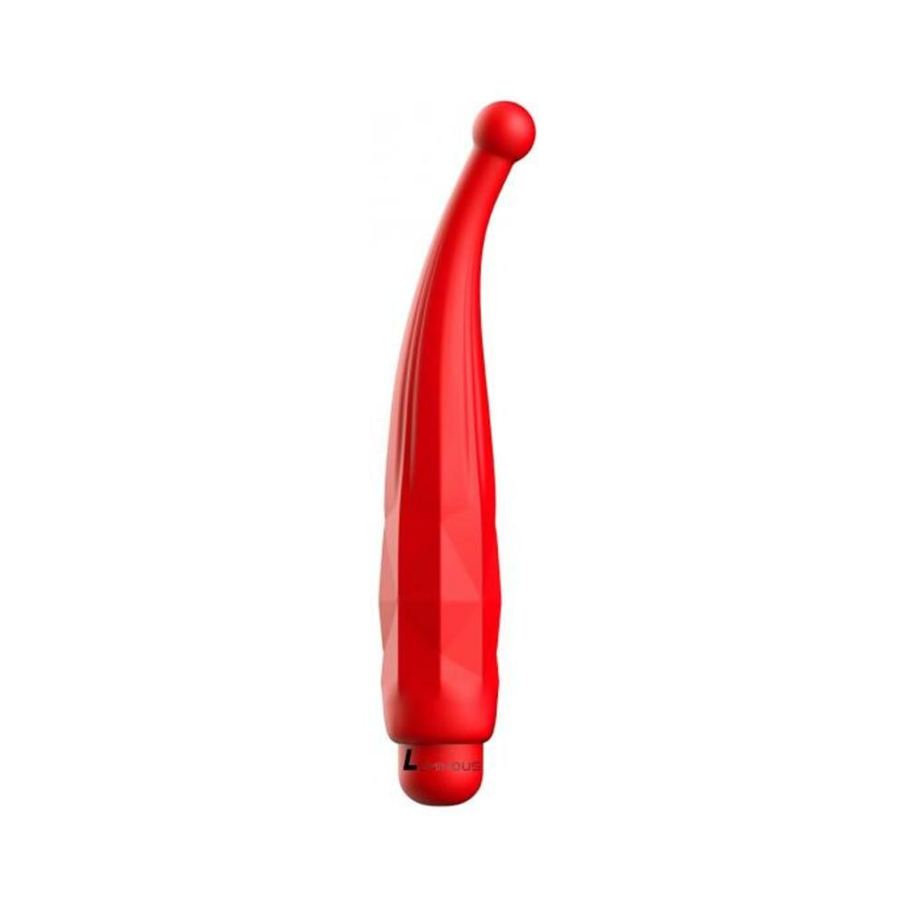 Luminous Lyra Abs Bullet With Silicone Sleeve 10 Speeds Red