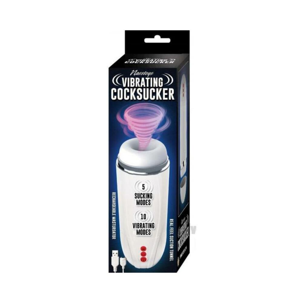 Vibrating Cocksucker White