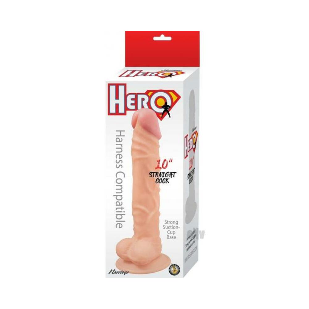 Hero Straight Cock 10 White